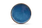 image of F2D 5344407 Coupe Plate - 11-1/4" Round Porcelain Dinner Plate, Blue Nova Finish, Coupe Rim