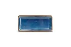 image of F2D 5344994 Oval Porcelain Platter, 10 1/4" x 4 3/4" Blue Nova Finish, Elegant Dinnerware Serveware