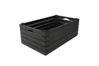 image of Select Concept BQ237B Large Wooden Utensil Holder, 11.61" W x 19.68" D x 7.36" H, Black/Cherry Finish