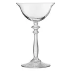 image of ONIS O-1001800 - 4 oz Coupe Cocktail Glass, 3.74" Diameter x 5.98" Height, Stem Base, Clear Glass Material