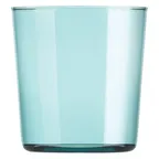 image of ONIS O-1005816 Double Old Fashion Cocktail Glass, 13 oz (3.45"), Clear Blue Glass