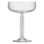 image of ONIS O-1006250 NYC Coupe Glass, 9.75 oz, 4.37" Diameter x 5.94" Height Stem Base, Clear Glass