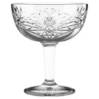 image of ONIS O-1006305 Icon Coupe Cocktail Glass, 8 oz, 4.09" Dia x 4.76" H, Stem Base, Clear Glass