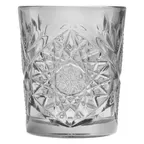 image of ONIS O-1006367 Double Old Fashion Cocktail Glass, 12 oz, 3.5" Dia x 4.17" H, Grey Glass