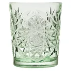 image of ONIS O-1006372 Icon Double Old Fashioned Glass, 12 oz, Ebony Green, 3.5" Dia × 4.17" H