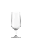 image of ONIS O-1006430 Beer Glass, 2.8" Stemmed Footed, 12 oz Capacity, Soda Lime Glass, Beer Can Design