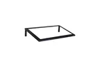 image of Select Concept SEL026 Low Tilt Riser, 11.410"x19.370"x4.090" Black Steel, Wood Base, Holds GN 1/1