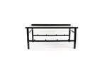 image of Select Concept SEL701B Second Floor Riser, 13"W x 23.43"D x 10.51"H, Black Steel Stand on Wood Base