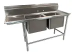 image of Advance Tabco 94-62-36-24L (2) Two Compartment Sink