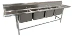 image of Advance Tabco 94-64-72-18RL (4) Four Compartment Sink