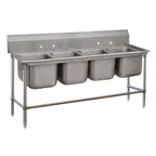 image of Advance Tabco 94-64-72 (4) Four Compartment Sink