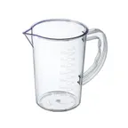 image of Carlisle 01364 Measuring Cup, 1 qt., Polycarbonate, Clear, Dishwasher Safe