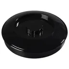 image of Carlisle 047503 Tortilla Server 7½" with Lid, Stackable, Recessed Knob, Black Polypropylene, NSF