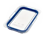 image of Carlisle 09853 Araven Airtight Lid, GN 1/4 Size, Polypropylene, Clear, Dishwasher Safe