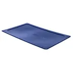 image of Carlisle 10212B60 Smart Lid Food Pan Lid, Full-Size 1/1, Polyethylene, Dark Blue, Leak Resistant