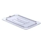 image of Carlisle 10290U07 StorPlus Universal Lid for 1/4-Size Pan, Stackable, Clear Polycarbonate, NSF, USA