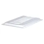 image of Carlisle 1061707 StorPlus Lid, 18"L x 12"W Clear Polycarbonate, Stackable, NSF Certified, Made in USA