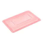 image of Carlisle 10617C05 StorPlus Storage Lid, 18"L x 12"W, Red Polycarbonate, Lock‑Tight, Stackable