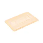 image of Carlisle 10617C22 StorPlus Food Storage Lid – 18"L x 12"W, Yellow Polycarbonate, Stackable