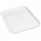 image of Carlisle 1410FG001 Tray – 13-3/4"L x 10-5/8"W, Rectangular, Fiberglass, White, Dishwasher Safe