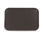 image of Carlisle 1410FG004 Cafeteria Tray 13-3/4"L x 10-5/8"W Break‑Resist Dishwasher‑Safe Fiberglass Black