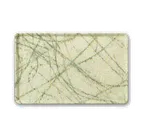 image of Carlisle 1418LDFG031 Glasteel Cafeteria Tray, 18"L x 14"W, Fiberglass, Starfire Beige, Rectangular