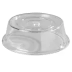image of Carlisle 199107 Plate Cover – Fits 10‑1/2" to 10‑5/8" Clear Polycarbonate, Dishwasher Safe, Heat‑Resistant to 212°F, NSF Certified, Made in USA
