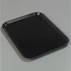 image of Carlisle 2015FG004 Tray, 20-1/4"L x 15"W, Break-Resistant, Dishwasher Safe, Fiberglass Black