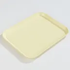 image of Carlisle 2216FGQ024 Glasteel Cafeteria Tray, 22-1/8"L x 16"W, Fiberglass, Lemon, Dishwasher Safe
