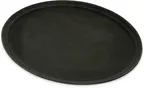 image of Carlisle 2700GL004 GripLite Serving Tray, 22" x 27", Rectangular, Non-Skid, Polypropylene, Black