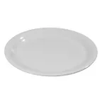 image of Carlisle 3300442 - Sierrus™ 9" Bone Melamine Plate, Narrow Rim, Dishwasher Safe, 212°F
