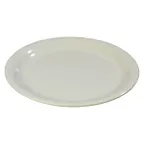 image of Carlisle 3300642 Sierrus™ Salad Plate, 7-1/4" Bone Melamine, Narrow Rim, NSF Certified, BPA‑Free