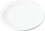 image of Carlisle 3300802 Sierrus™ Pie Plate, 6½" White Melamine, Narrow Rim, BPA‑Free, NSF, Elevated Foot
