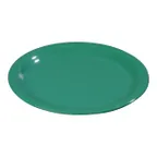 image of Carlisle 3300809 - Sierrus™ Pie Plate, 6.5" Narrow Rim Melamine Plate, Meadow Green, Dishwasher