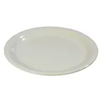 image of Carlisle 3300842 - Sierrus™ Pie Plate 6½" Bone Melamine Round, Narrow Rim, Elevated, BPA‑Free, NSF