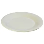 image of Carlisle 3301842 Sierrus™ Pie Plate, 6½" Diameter Wide Rim, Bone Melamine, NSF Certified