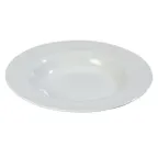 image of Carlisle 3303002 - Sierrus™ Chef 12" 20‑Ounce Melamine Bowl, White, Dishwasher Safe, BPA‑Free, NSF