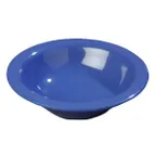 image of Carlisle 3303614 Sierrus™ Rimmed Bowl, 12 oz 7‑1/4" Diameter, Ocean Blue Melamine, NSF Certified