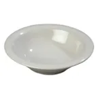 image of Carlisle 3303642 Sierrus™ Rimmed Bowl, 7" Diameter, 12‑Ounce, Bone Melamine, NSF Certified