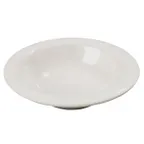 image of Carlisle 3304042 Sierrus Rimmed Bowl, 6" Bone Melamine, NSF Certified, Elevated, Dishwasher Safe
