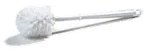 image of Carlisle 361015002 Toilet Bowl Brush, 11" Plastic Handle, Scratch-Resistant Bristles, White Finish