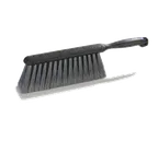 image of Carlisle 3621123 Bench Brush, 13" Long, 8"L x 2½"H Polypropylene Bristles, Gray Handle, BPA‑Free