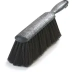 image of Carlisle 3625903 Counter Bench Brush, 8" Black Plastic Block, 2-1/2" Tampico Bristles