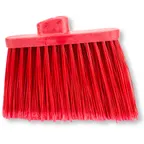 image of Carlisle 36867EC05 Sparta Duo‑Sweep Broom Head, Lobby Red Flagged Polyester Bristles, Commercial