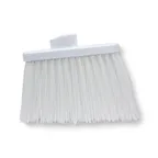 image of Carlisle 36868EC02 Sparta Duo-Sweep Broom Head, Lobby, Unflagged Polyester Bristles, White