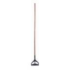 image of Carlisle 36936500 Quick‑Change Mop Handle, 60" Long, 1‑1/8" Diameter, Wood, Plastic Head, Color