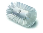 image of Carlisle 4004000 Tank/Kettle Brush – 7-1/2"L x 5-1/2"W, Chemical‑Resistant Nylon Bristles, Plastic
