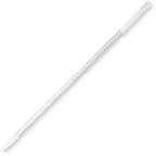 image of Carlisle 40216EC02 Sparta® Handle – 48" Aluminum Mop, Broom & Squeegee, 1" Dia., 3/4" Threaded, Cap