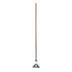image of Carlisle 4034000 Quick‑Change Mop Handle, 63" Wood Handle with Metal Head, 1‑1/8" Quick Release