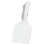 image of Carlisle 4035002 Spatula, 13-1/2" L, 7-1/2" x 4-1/2" Nylon Blade White Heat‑Resist 300°F Black/Cherry